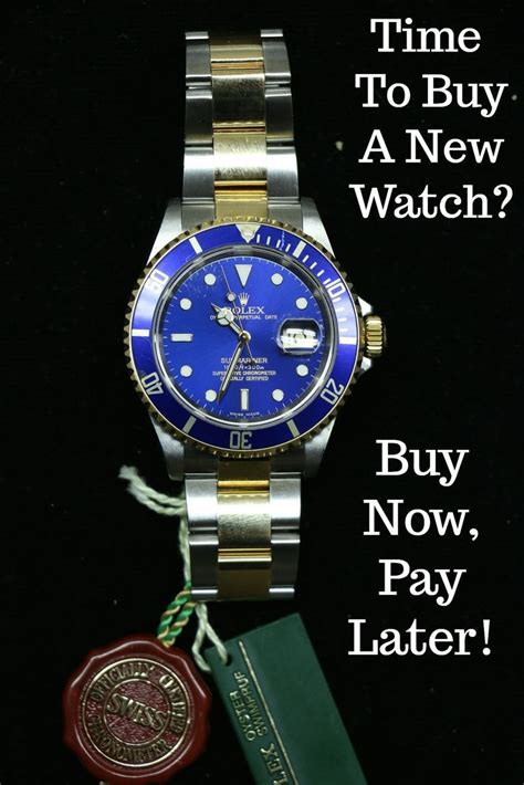 buy now pay later rolex|rolex watches pay monthly.